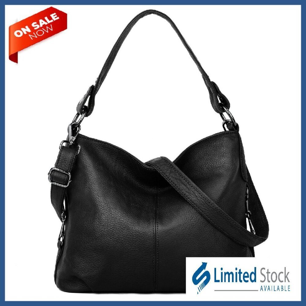 Genuine Leather Shoulder Hobo Bag Crossbody Purse Roomy Daily Essentials